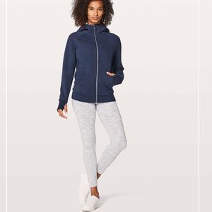 Lululemon Scuba Hoodie Heather Blue Size 2